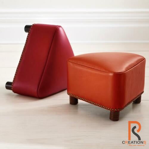 Artistic Triangle Footstool
