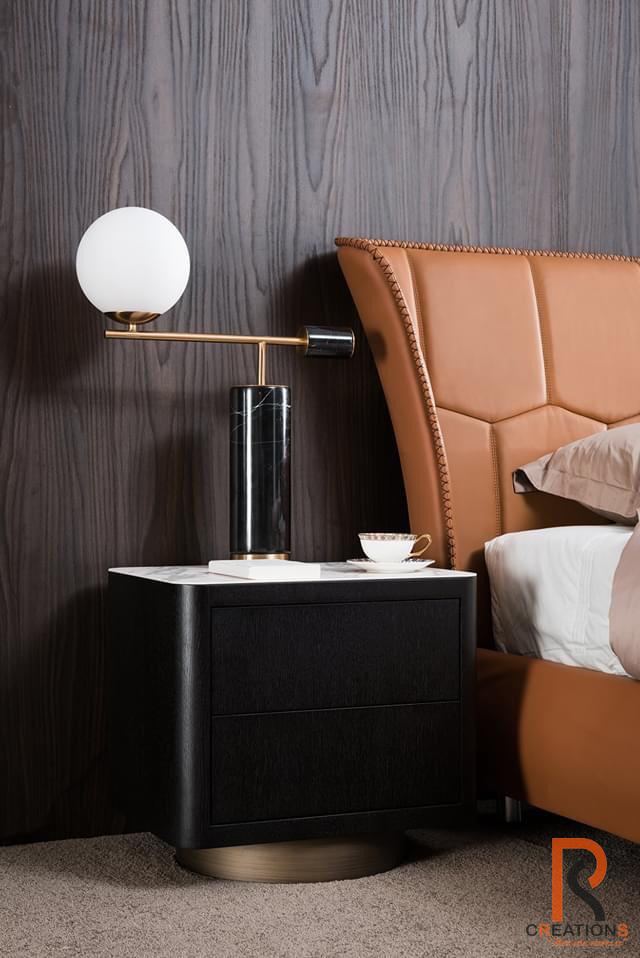Baker Leatherette Bed