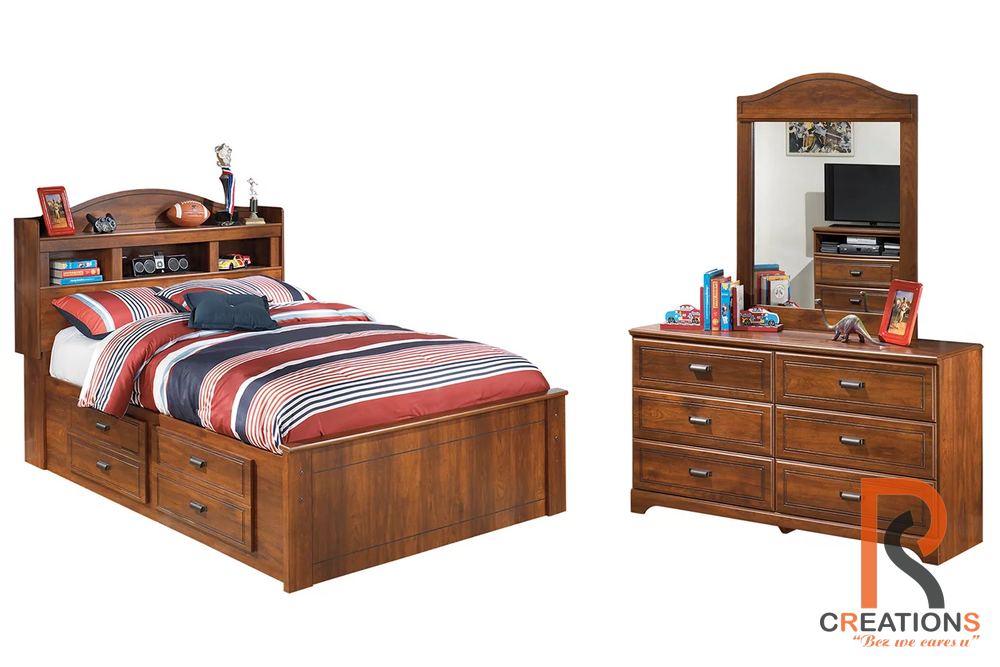Barchan Storage Bed with Dresser