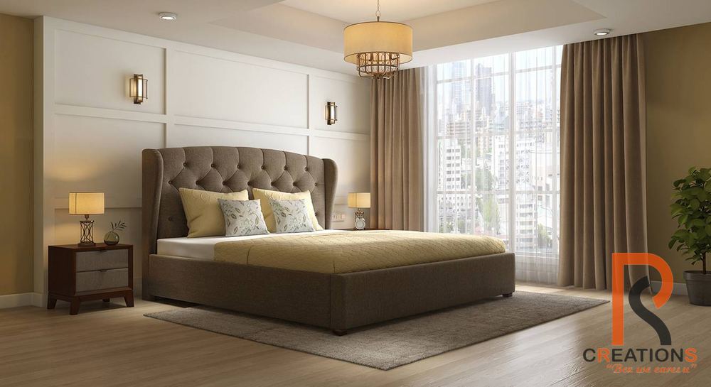 Brook King Size Upholstered Bed