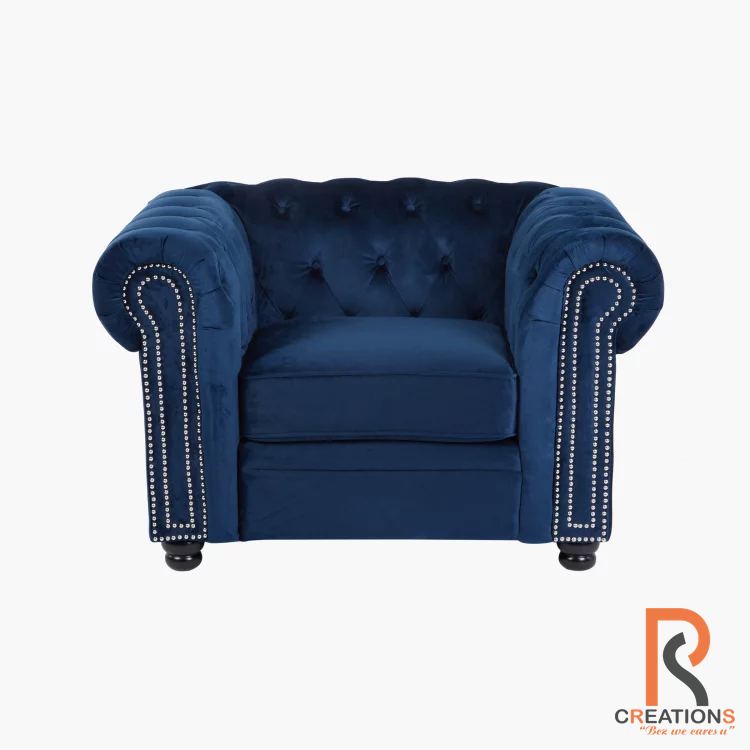 Claymont Chesterfield Velvet Armchair