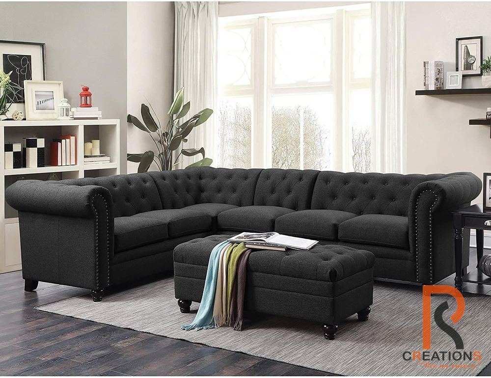 Coaster Chesterfield Sectional Sofa
