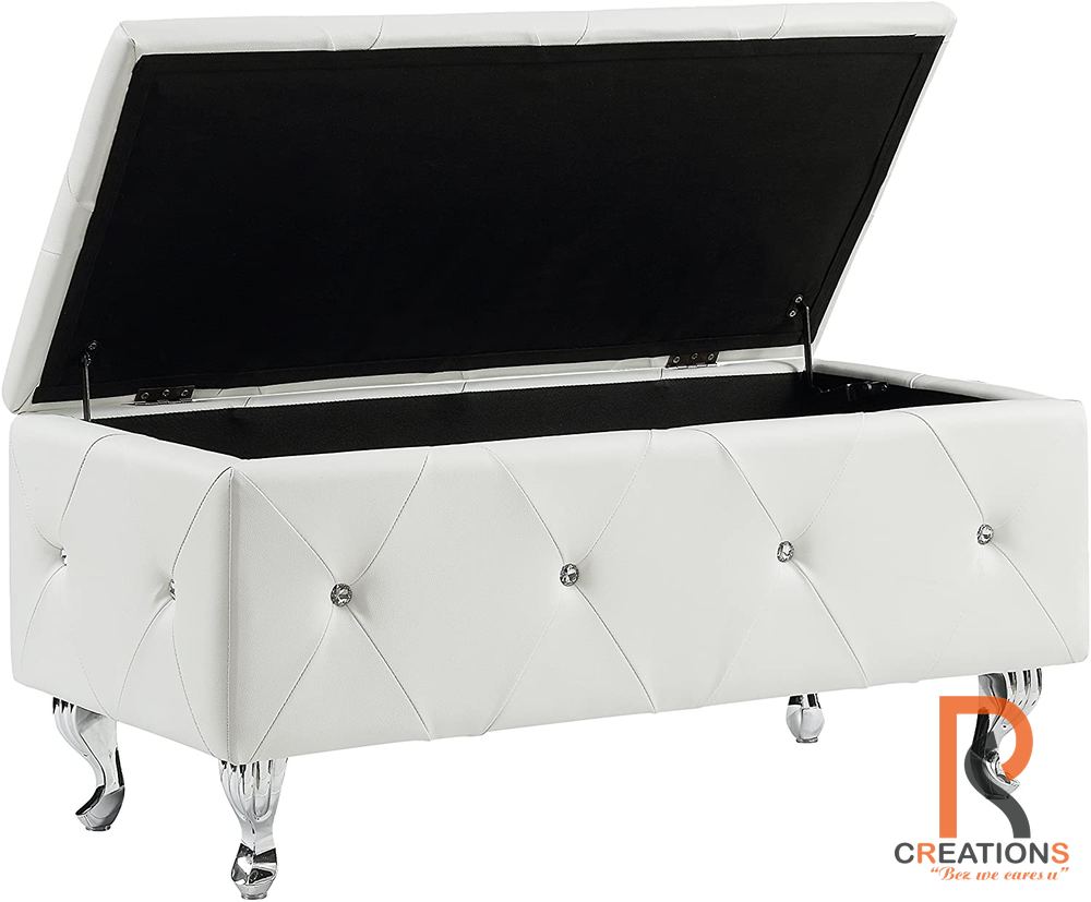Crystal Tufted Bench