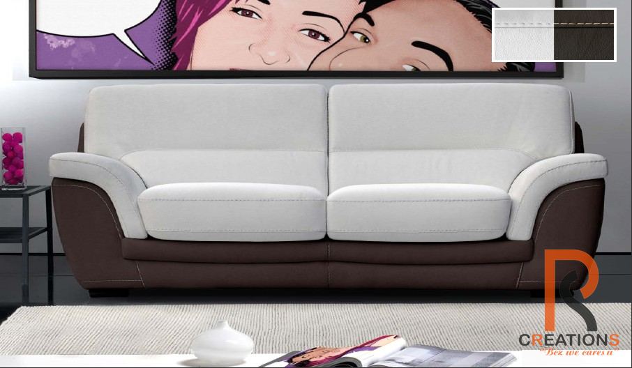 Daniel Italian Two Tone Sofa