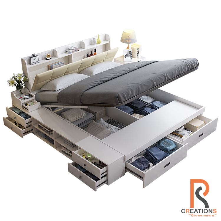 King Sofa Cum Bed with Storage