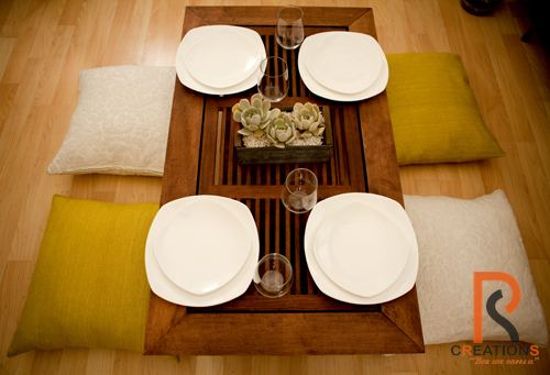 Low Floor Dining Table