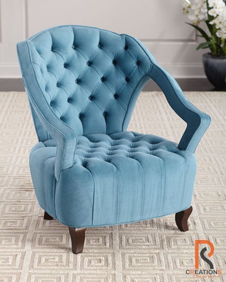 Luxe Tufted Accent Chair