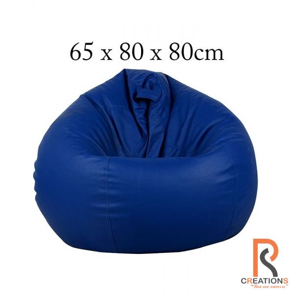 Oval Blue Bean Bag