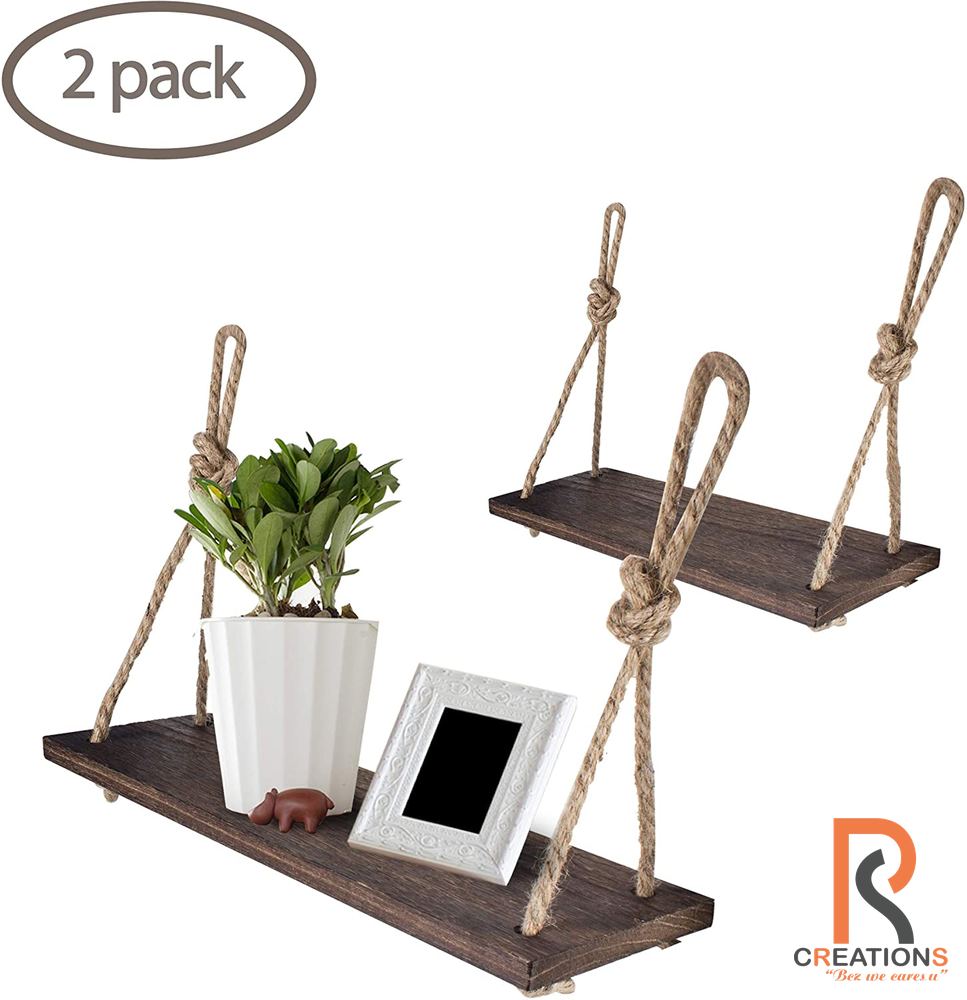 Rope Floating Shelves