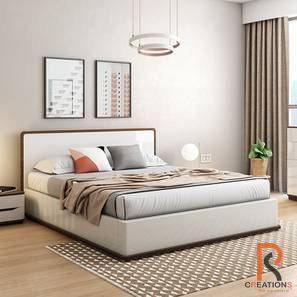 Storage Bed with Bookcase Headboard