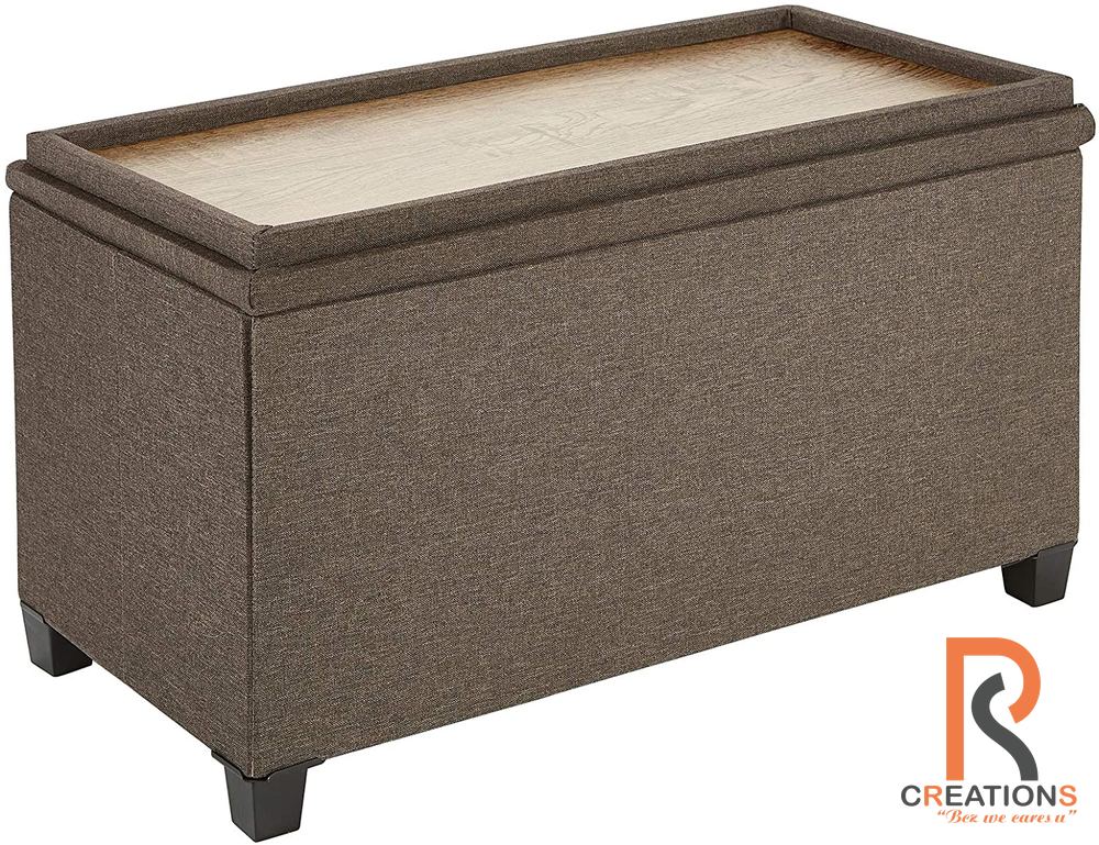 Tray Top Storage Ottoman Set
