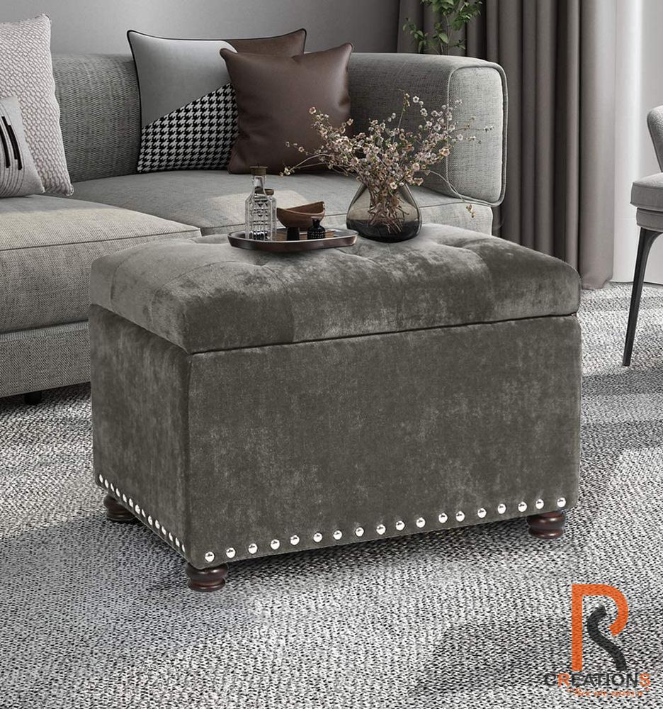 Tufted Storage Ottoman